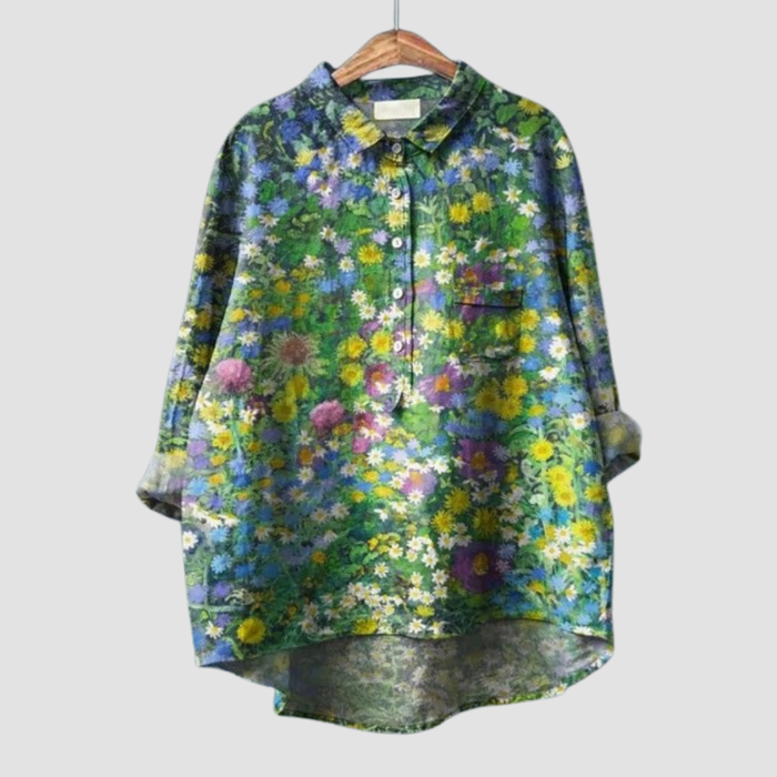 Blandine | Bright Floral Blouse