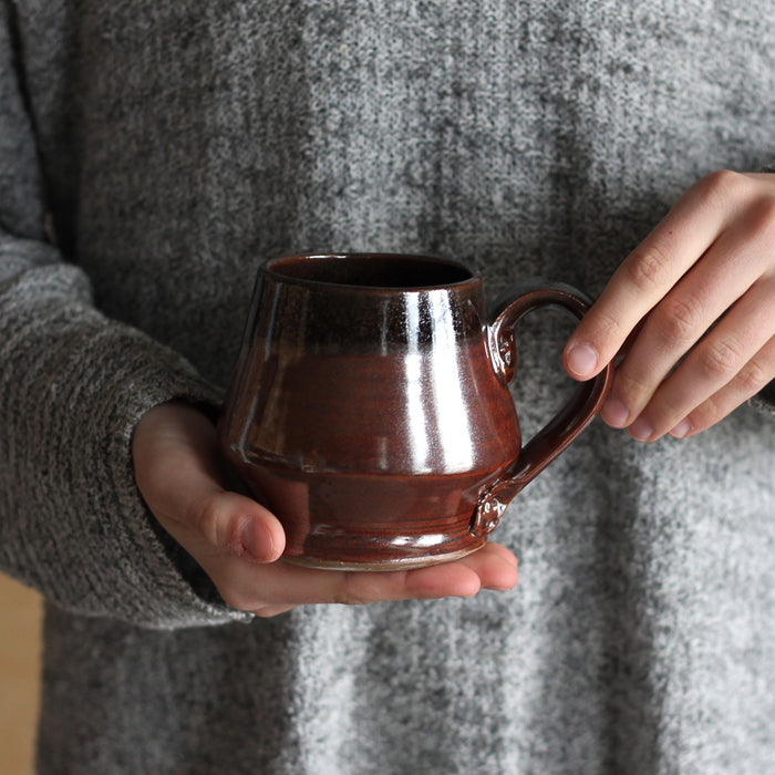 Handmade Pottery | 10-14 oz. Barrel Mug