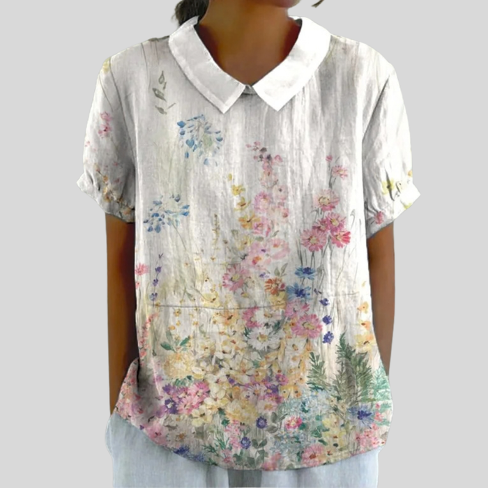 Lysiane | Floral Garden Blouse