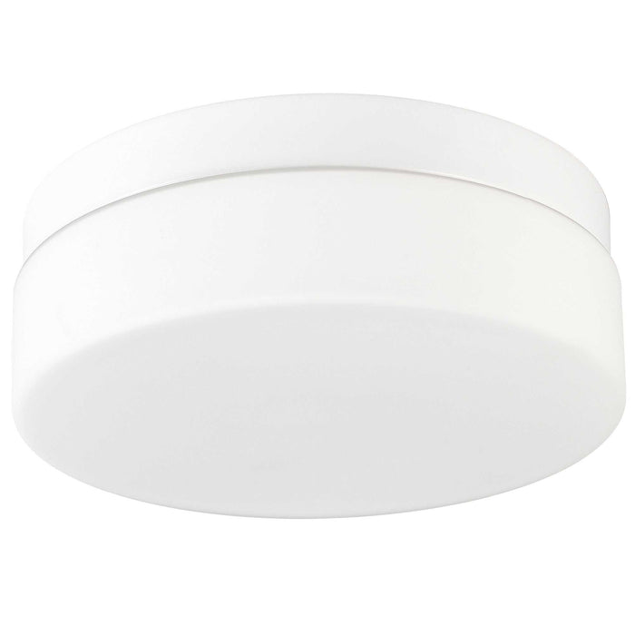 LED flush mount ceiling light fixture with sleek metal frame and acrylic diffuser in modern interior setting