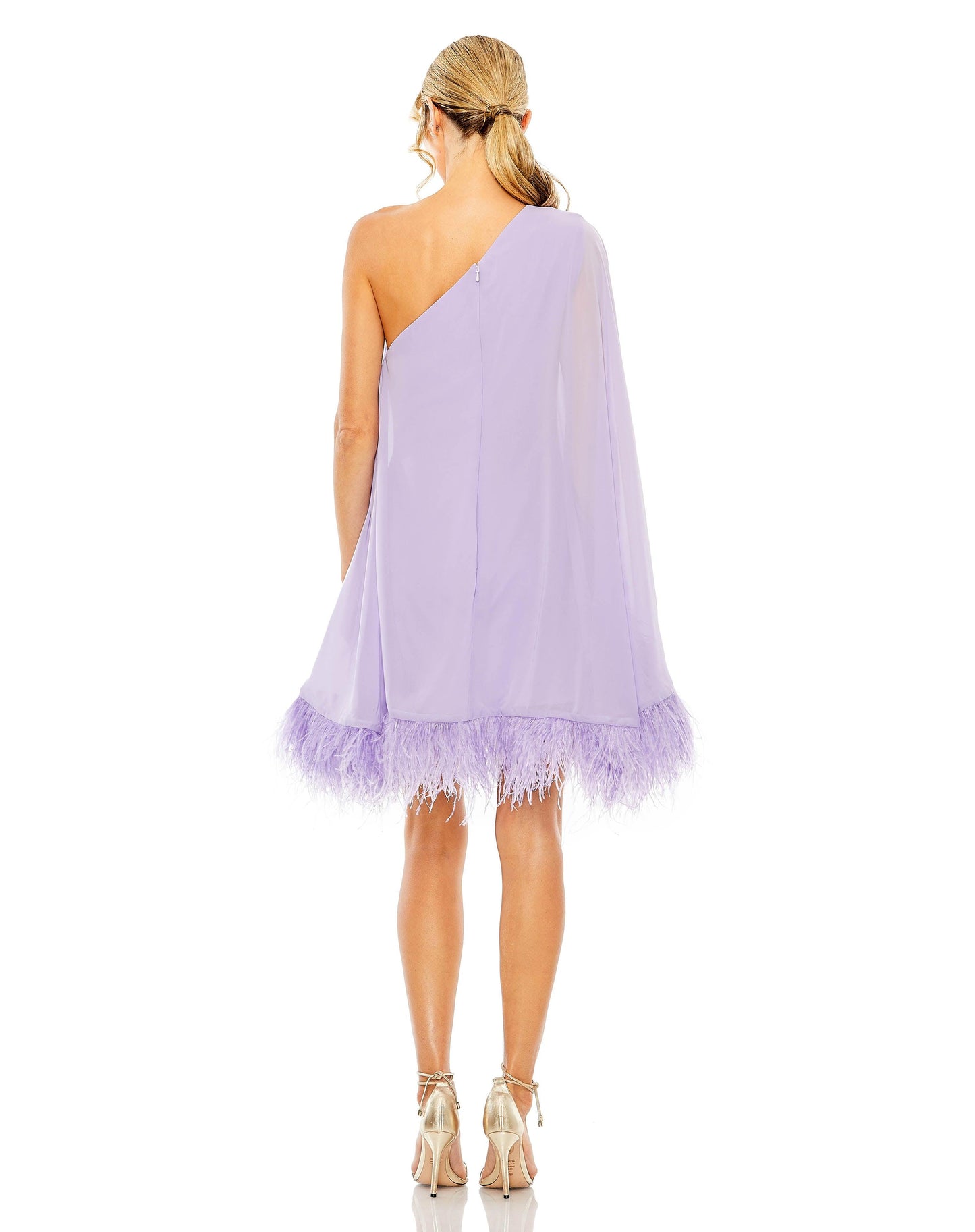 Short One Shoulder Cocktail Dress One Shoulder & Short Fit Mac Duggal 11623