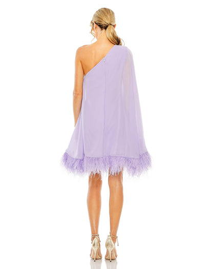 Short One Shoulder Cocktail Dress One Shoulder & Short Fit Mac Duggal 11623