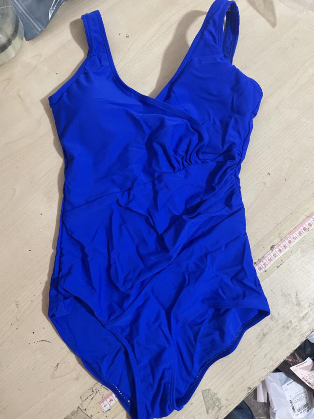 Pleated One-Piece Swimsuit