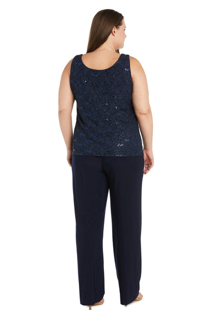 Plus Size Formal Jacket Pant Suit Suit R&M Richards 1351W