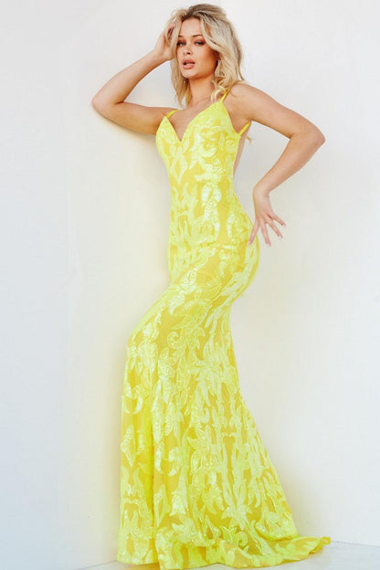 Jovani JVN07784 Long Fitted Prom Dress