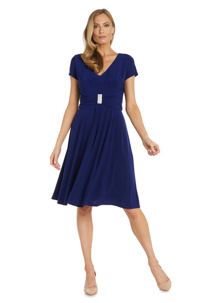 Short Cocktail Dress Knee Length R&M Richards 1429