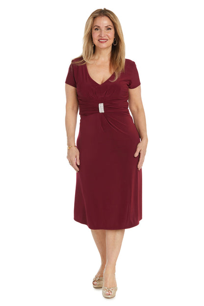 Short Cocktail Dress Knee Length R&M Richards 1429