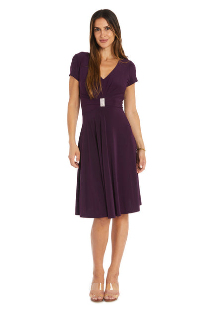 Short Cocktail Dress Knee Length R&M Richards 1429
