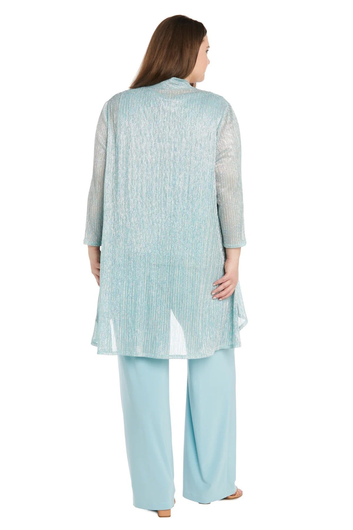Plus Size Formal Pant Suit Long R&M Richards 1642W