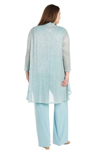 Plus Size Formal Pant Suit Long R&M Richards 1642W