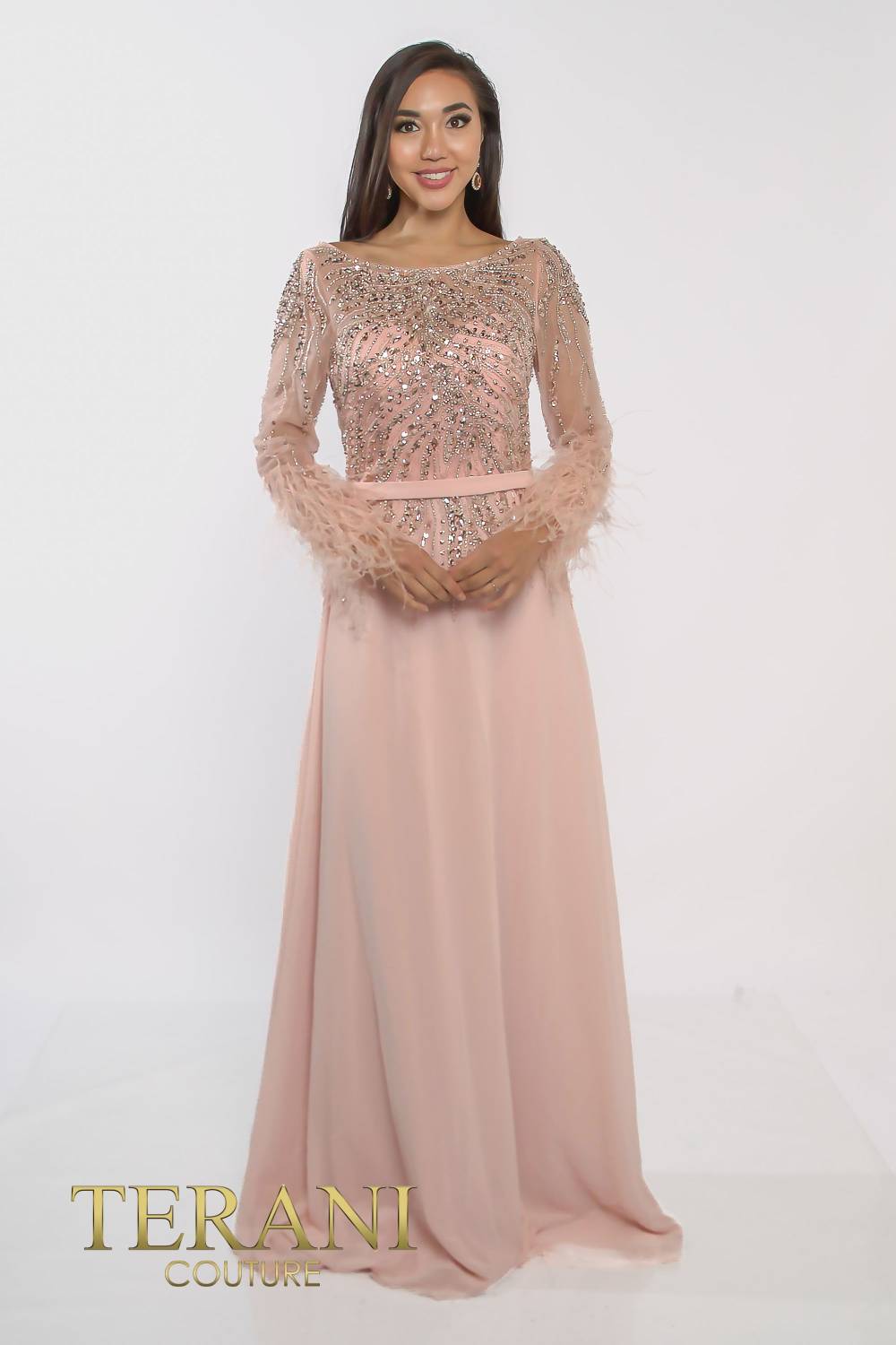 Terani Couture 241M2718 Long Formal Mother of the Bride Dress