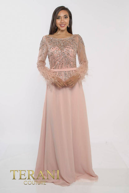 Terani Couture 241M2718 Long Formal Mother of the Bride Dress