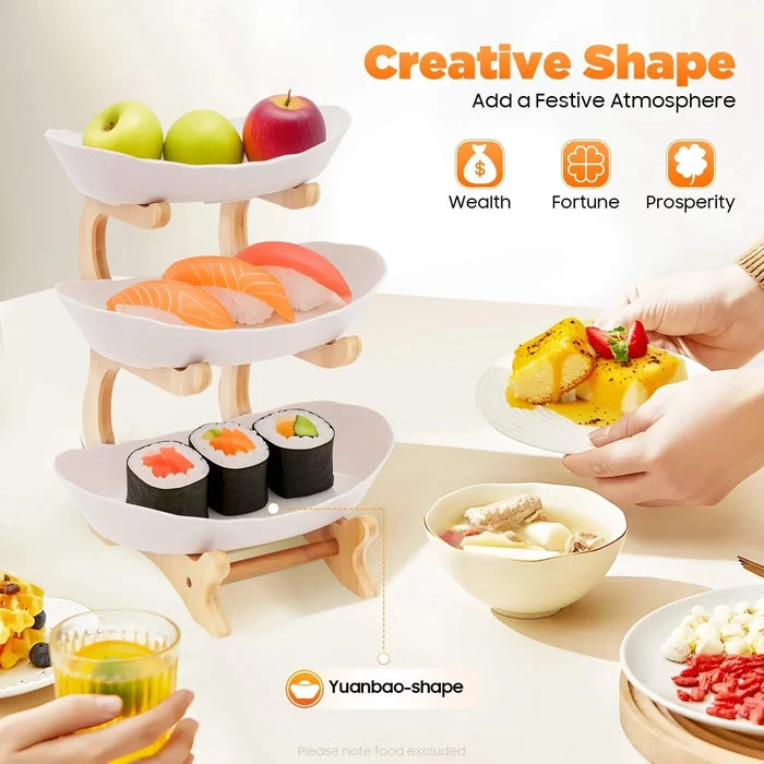 3-Tier serving plate