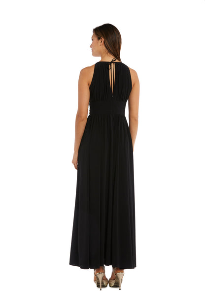 Long Formal Dress Halter Evening R&M Richards 3578