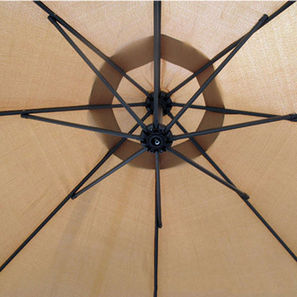 3m Side Patio Umbrella with large weather-resistant canopy and adjustable tilt for outdoor shade