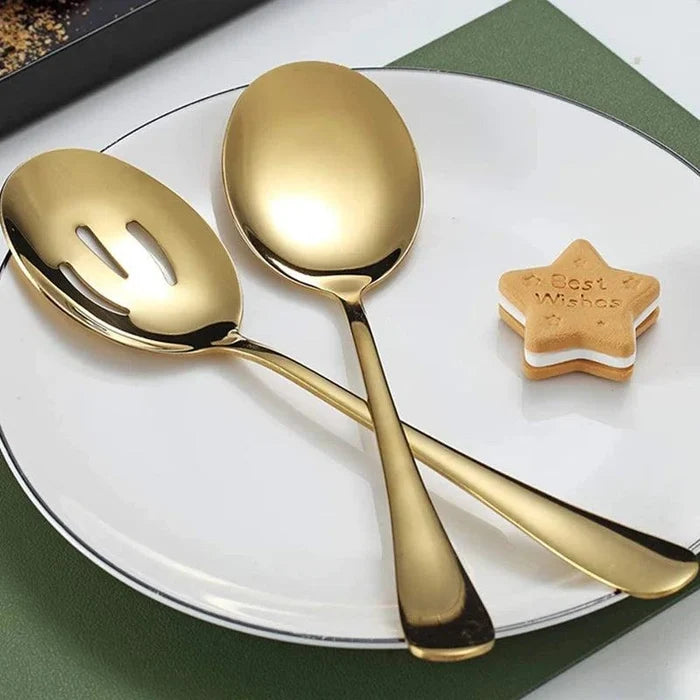 4 Pieces serving spoons