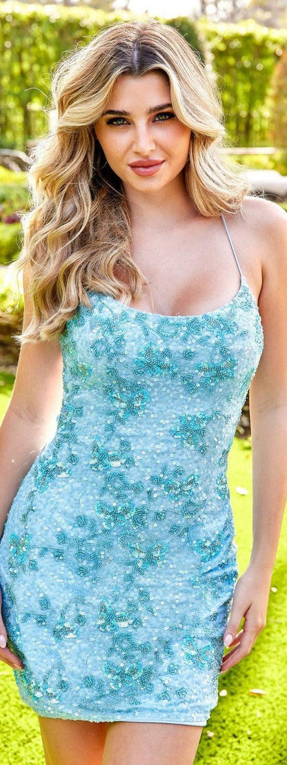 Primavera Couture 4051 Fitted Short Homecoming Dress