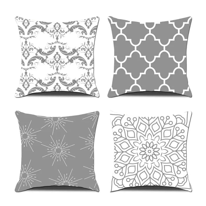 4Pcs Linen Throw Pillow Covers