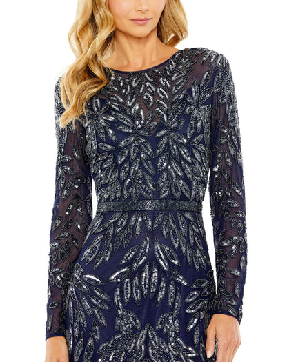 Formal Long Sleeve Evening Dress Long Sleeves & Formal Style Mac Duggal 6023