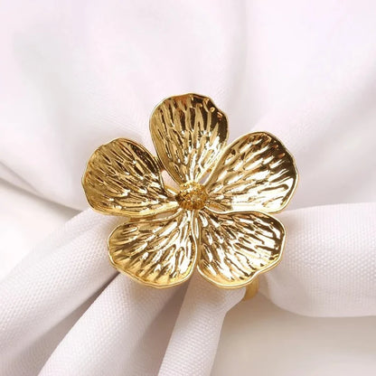 6pcs Plum Flower Napkin Ring