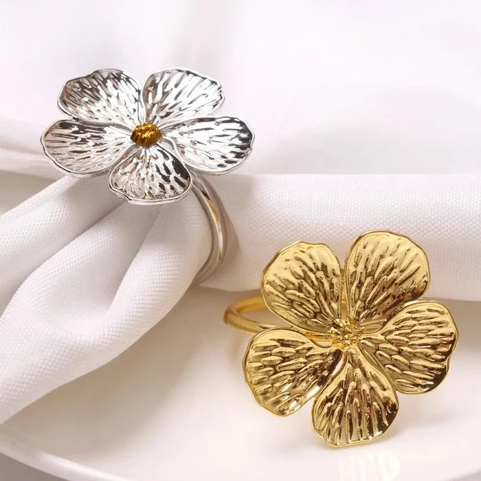6pcs Plum Flower Napkin Ring