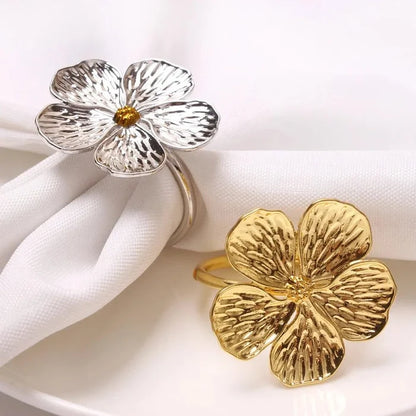6pcs Plum Flower Napkin Ring