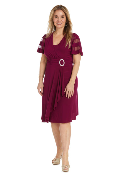 Short Mother of the Bride Dress Cocktail R&M Richards 9129