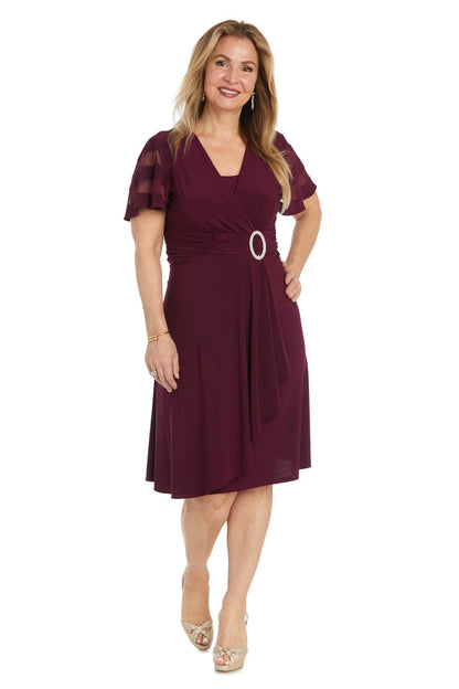 Short Mother of the Bride Dress Cocktail R&M Richards 9129