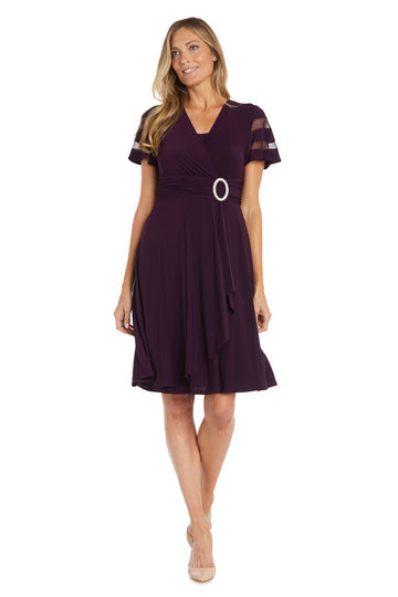 Short Mother of the Bride Dress Cocktail R&M Richards 9129