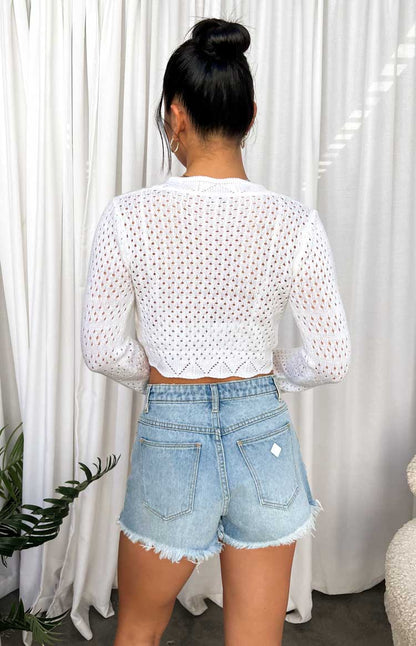 ABRAND A Sasha Vintage Blue High Relaxed Shorts