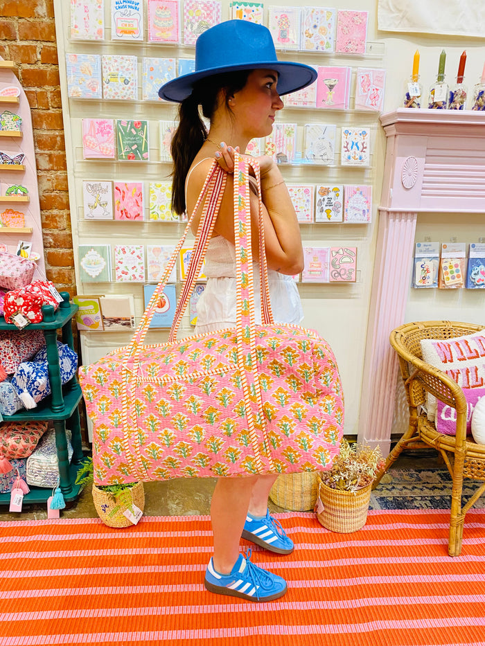 Quilted Duffel Bag