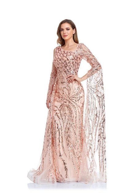 High Couture NR2262 Long Formal Beaded Prom Dress