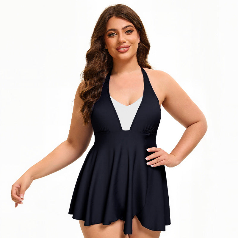 Plus Size One-Piece Swimsuit