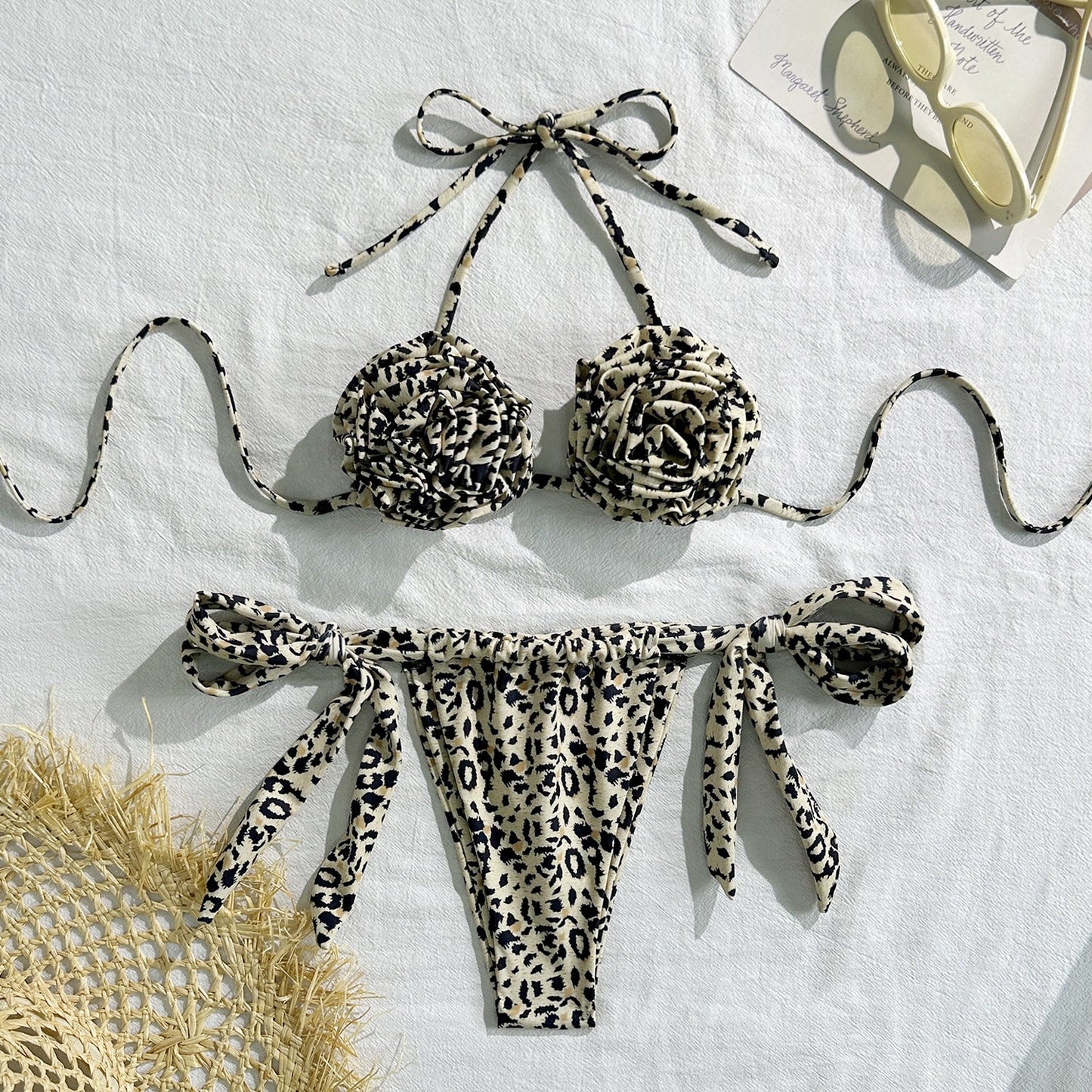 Leopard Print Bikini Set