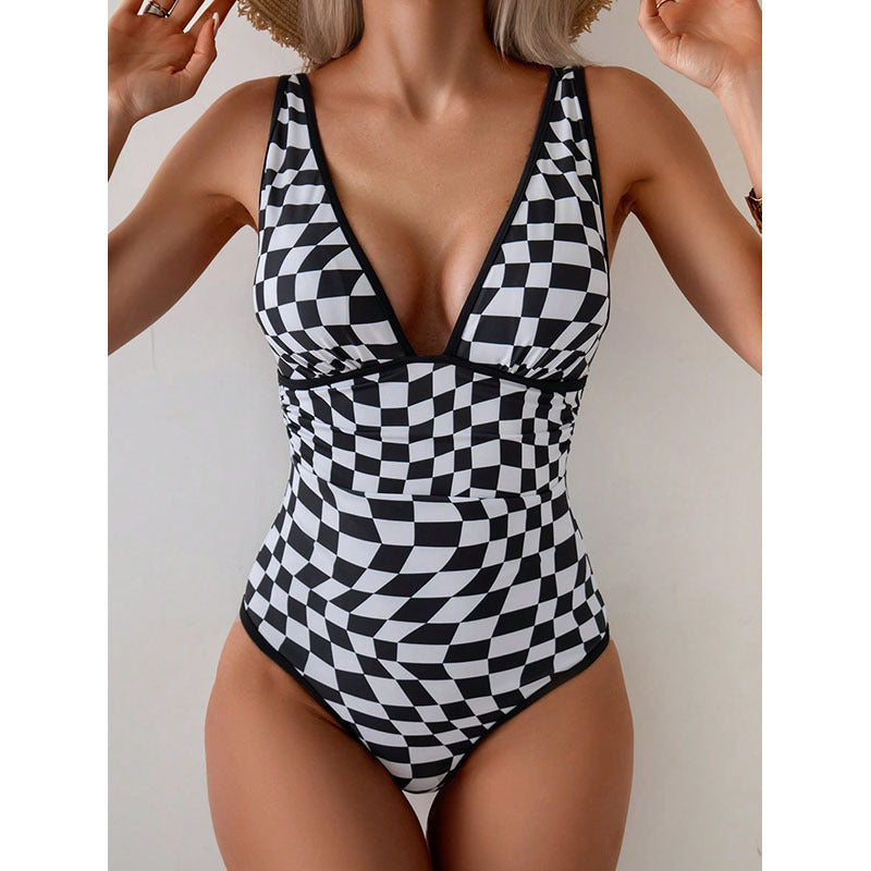 Halterneck One-Piece Swimsuit