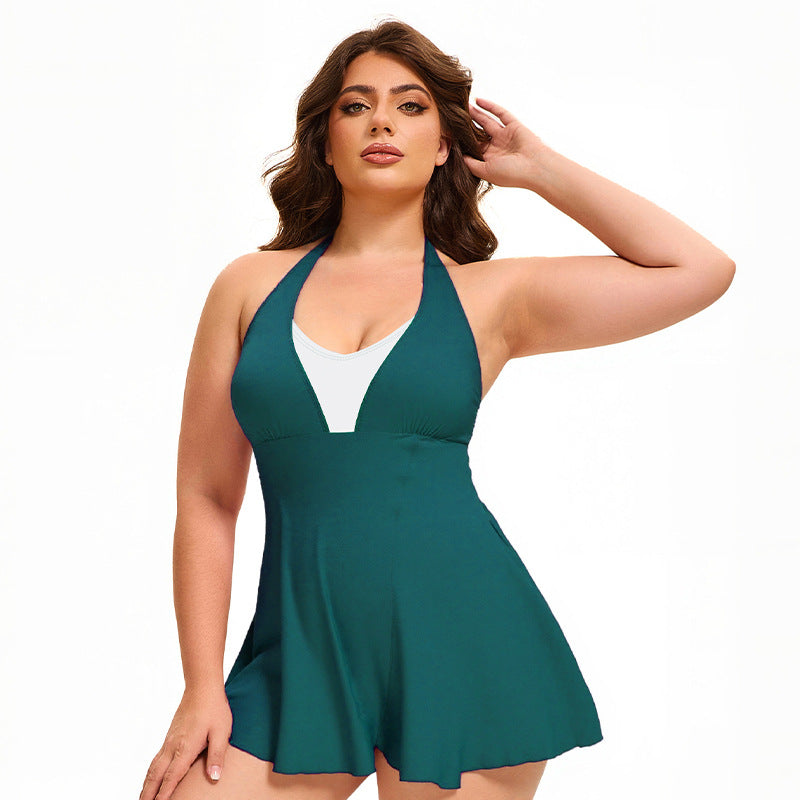 Plus Size One-Piece Swimsuit