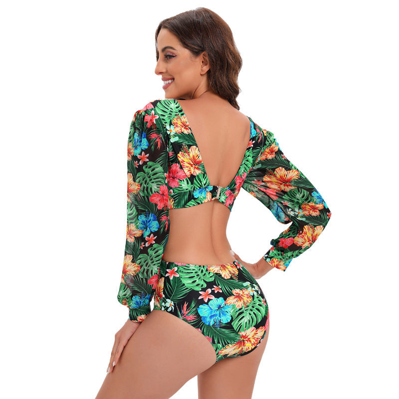 Open Back Maxi One-Piece Swimsuit
