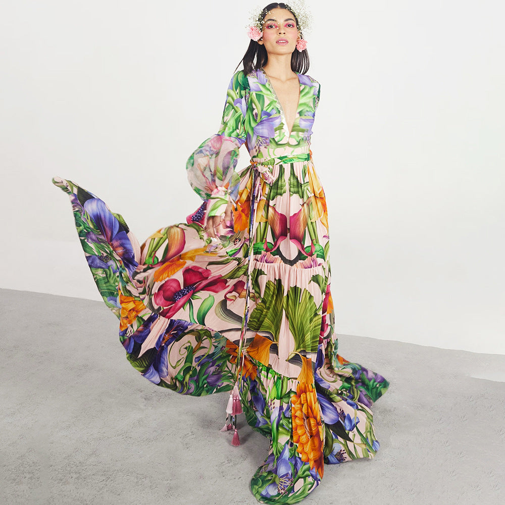 Halterneck Bubble One-Piece Swimsuit
