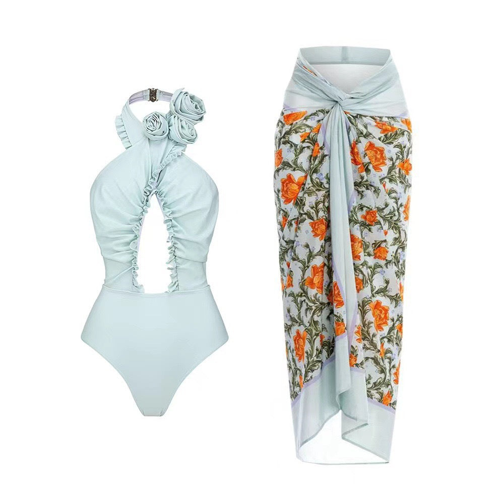 French One-Piece Swimsuit