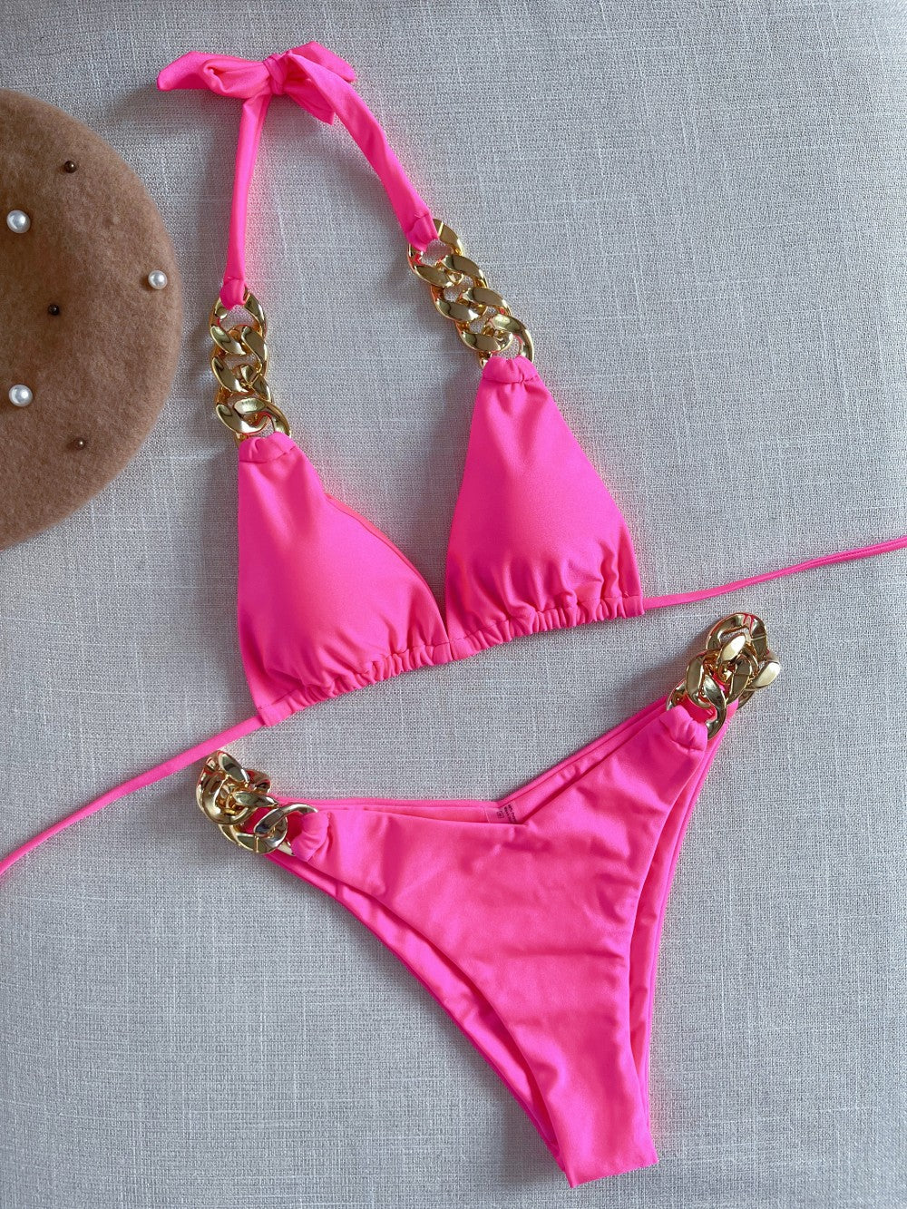 Gold Chain Bikini Set