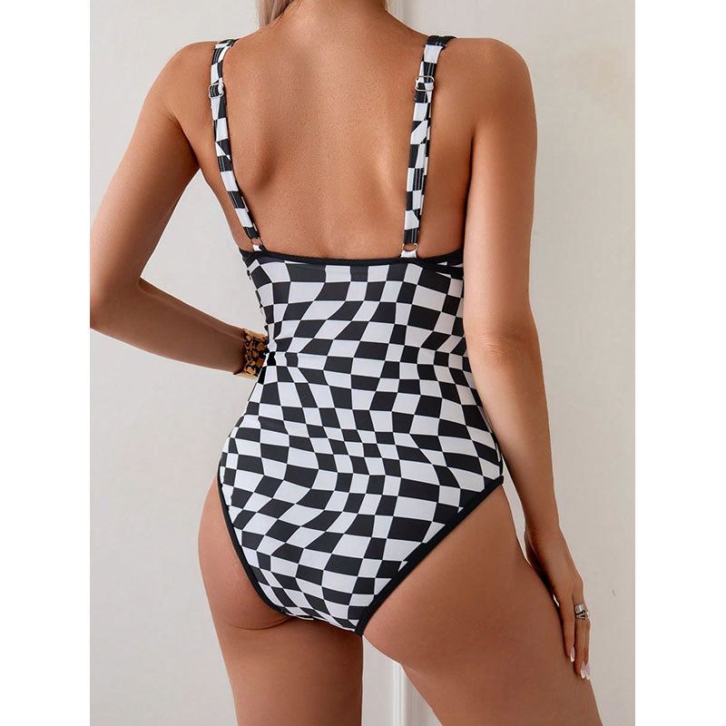Halterneck One-Piece Swimsuit