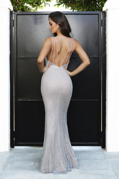 Portia and Scarlett PS21105 Long Formal Fitted Prom Dress