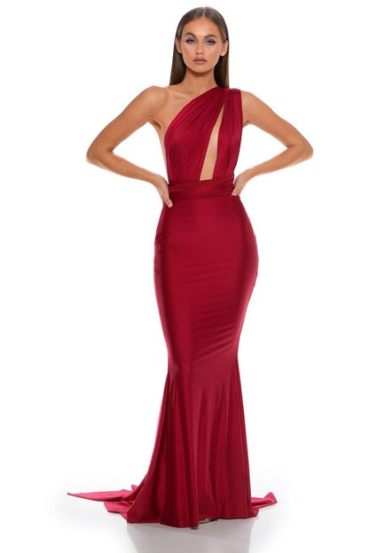 Portia and Scarlett PS6110 LILIANNA Long Sleeveless Fitted Formal Dress