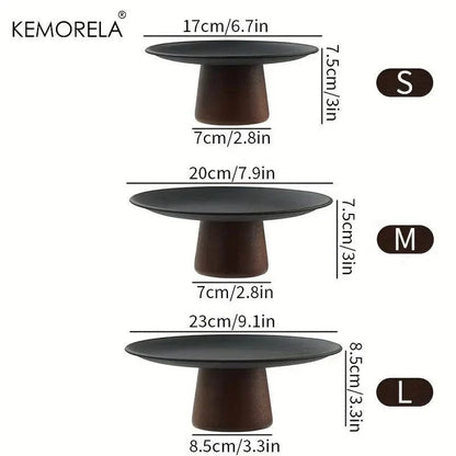Acacia Wood Cake Footed Stand