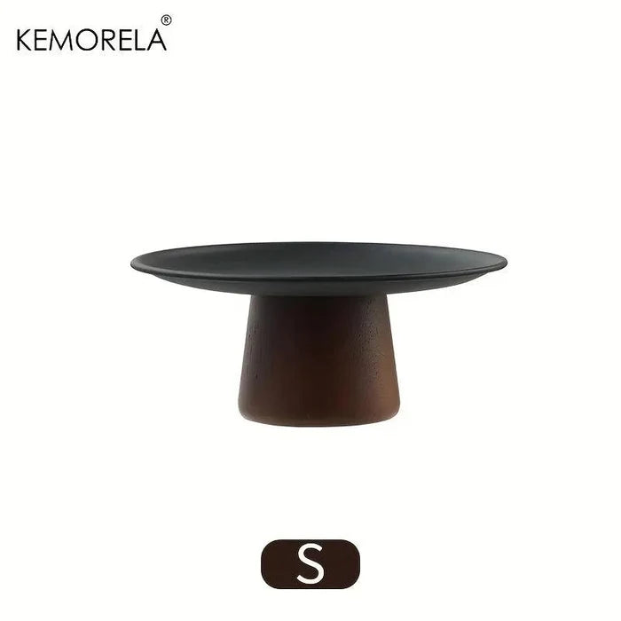 Acacia Wood Cake Footed Stand