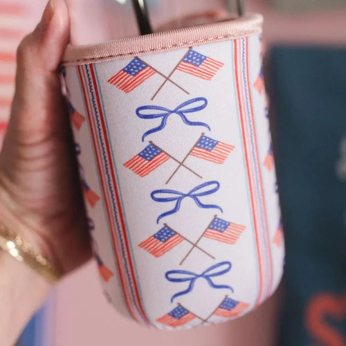 American Flags Drink Sleeve