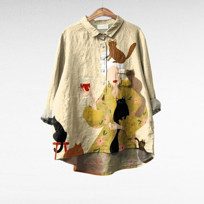Ariané | Poetic Cats Blouse