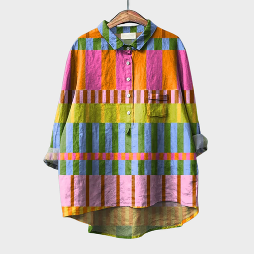 Azélie | Colorful Graphic Blouse