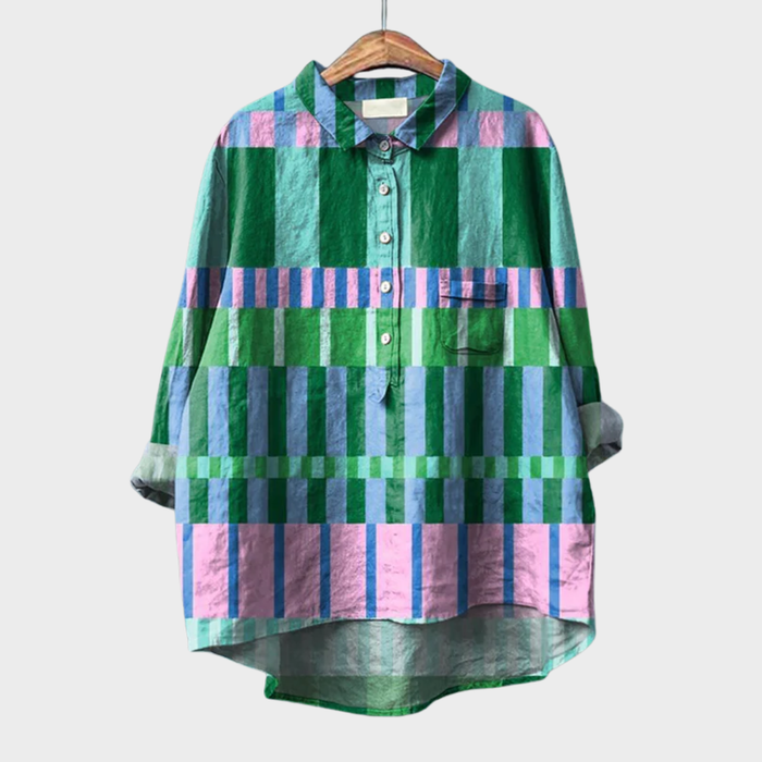 Azélie | Colorful Graphic Blouse
