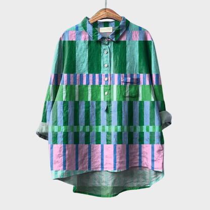 Azélie | Colorful Graphic Blouse